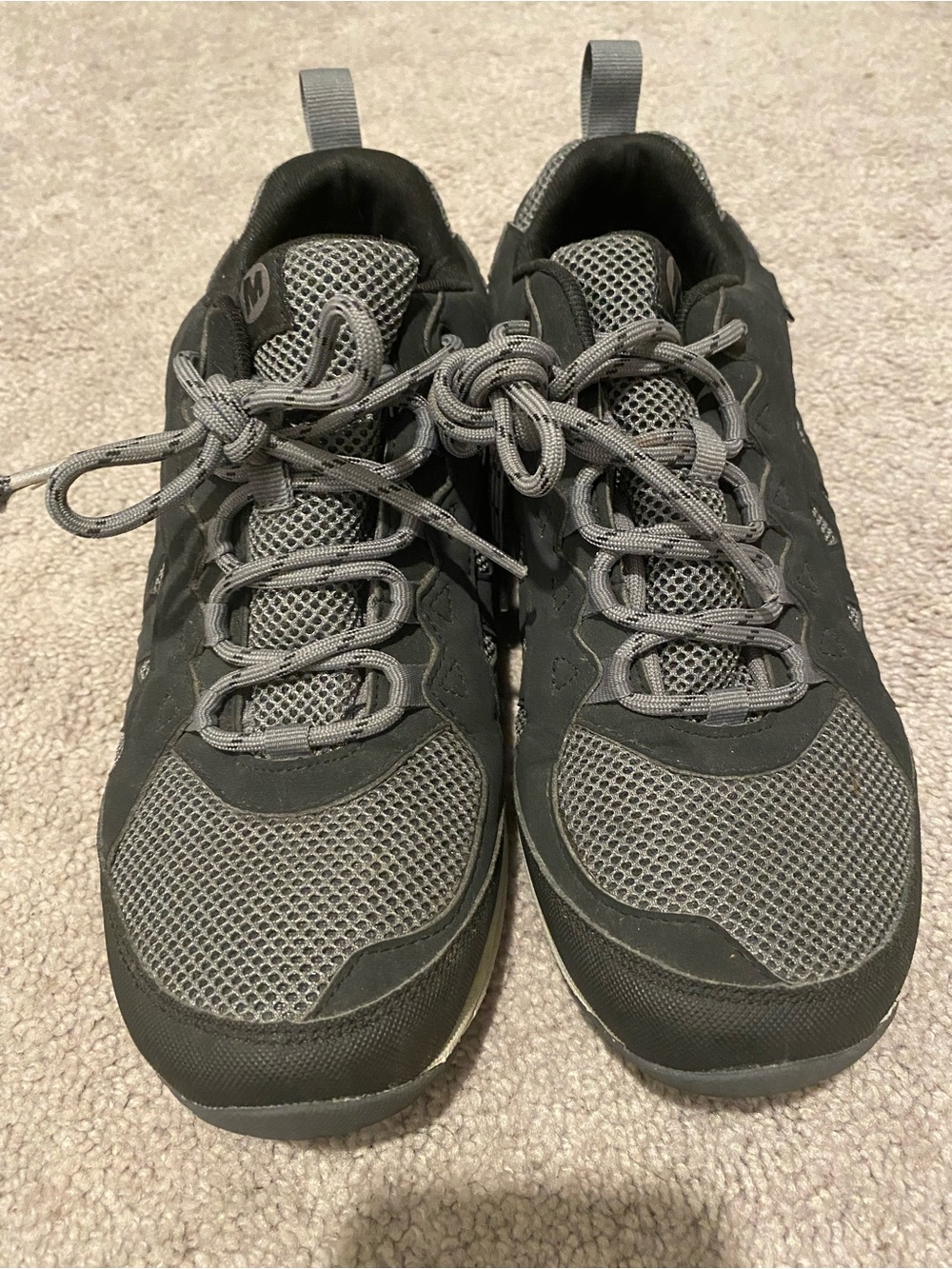 Merrell grey hiking shoes
